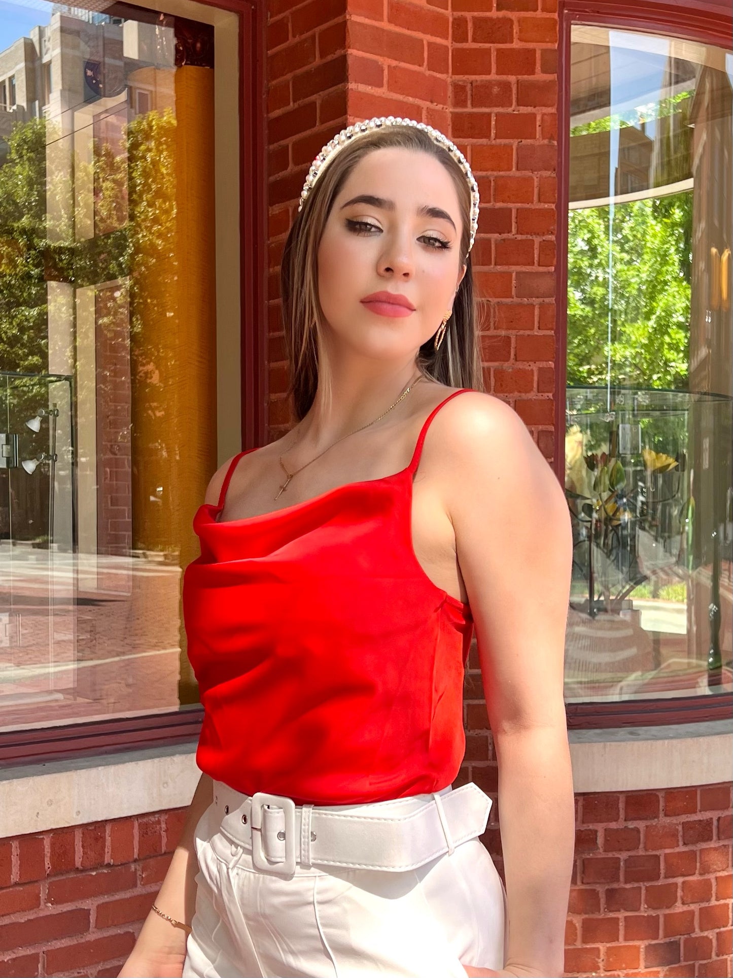 Red passion blouse