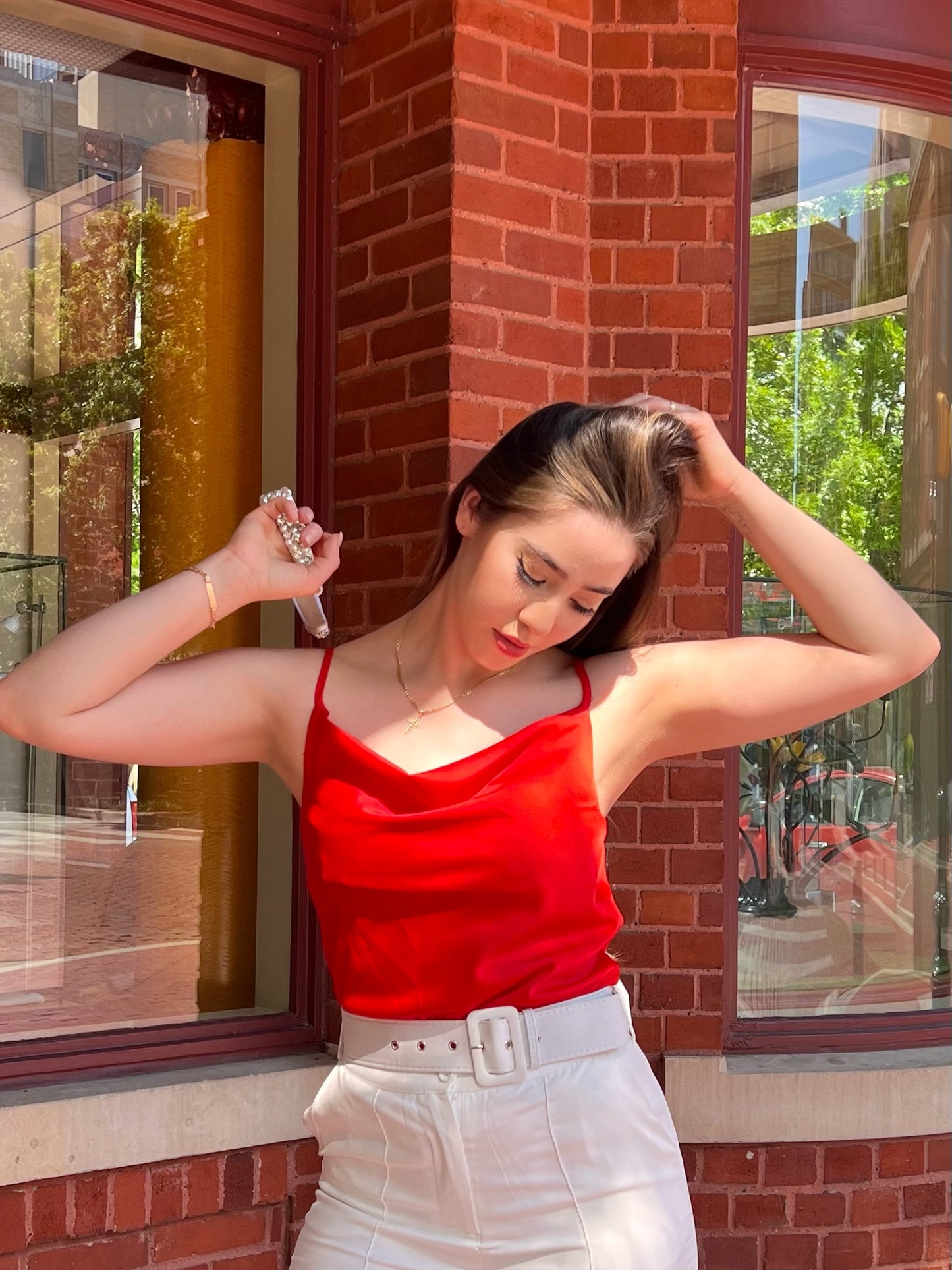 Red passion blouse
