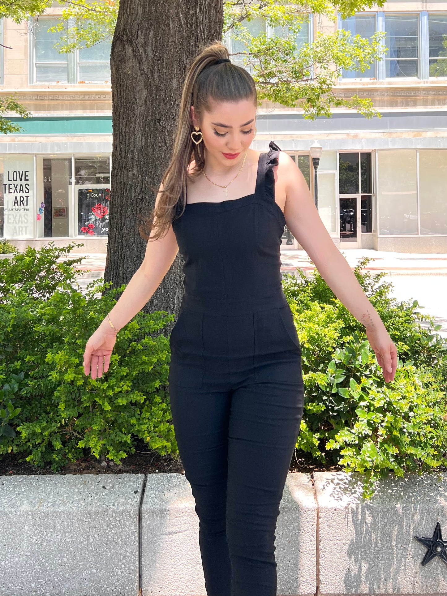 Overol black jean